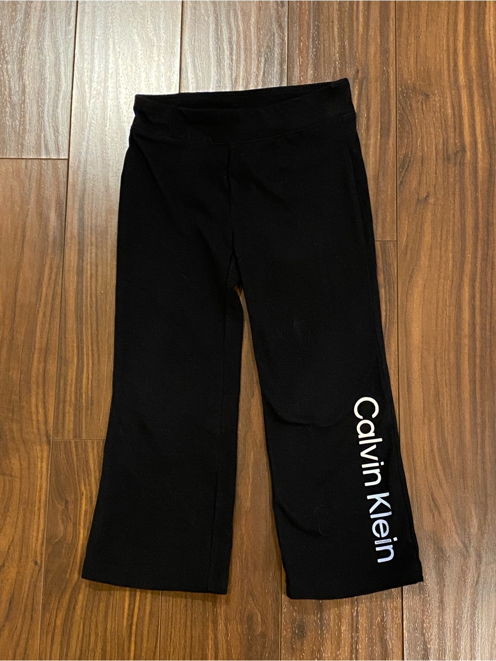 4/$20 Calvin Klein Black Performance Yoga Pants girls size 5